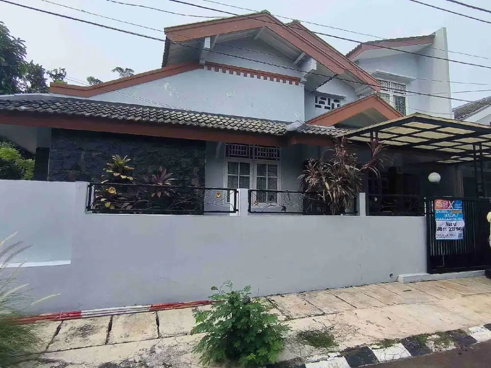 Rumah Hook 2 Lantai Jl Kucica Bintaro