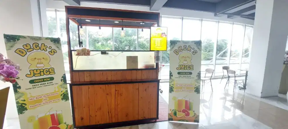 Rombong kayu untuk jualan