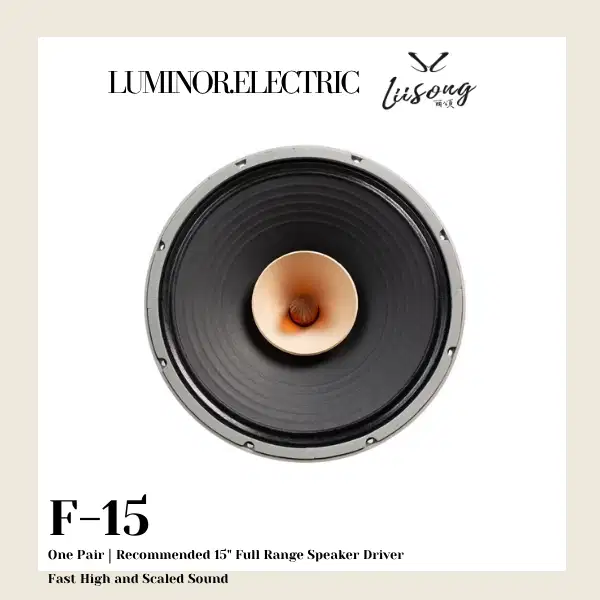 Lii Song Audio Speaker F15 - 15 inch Full Range Speaker Driver