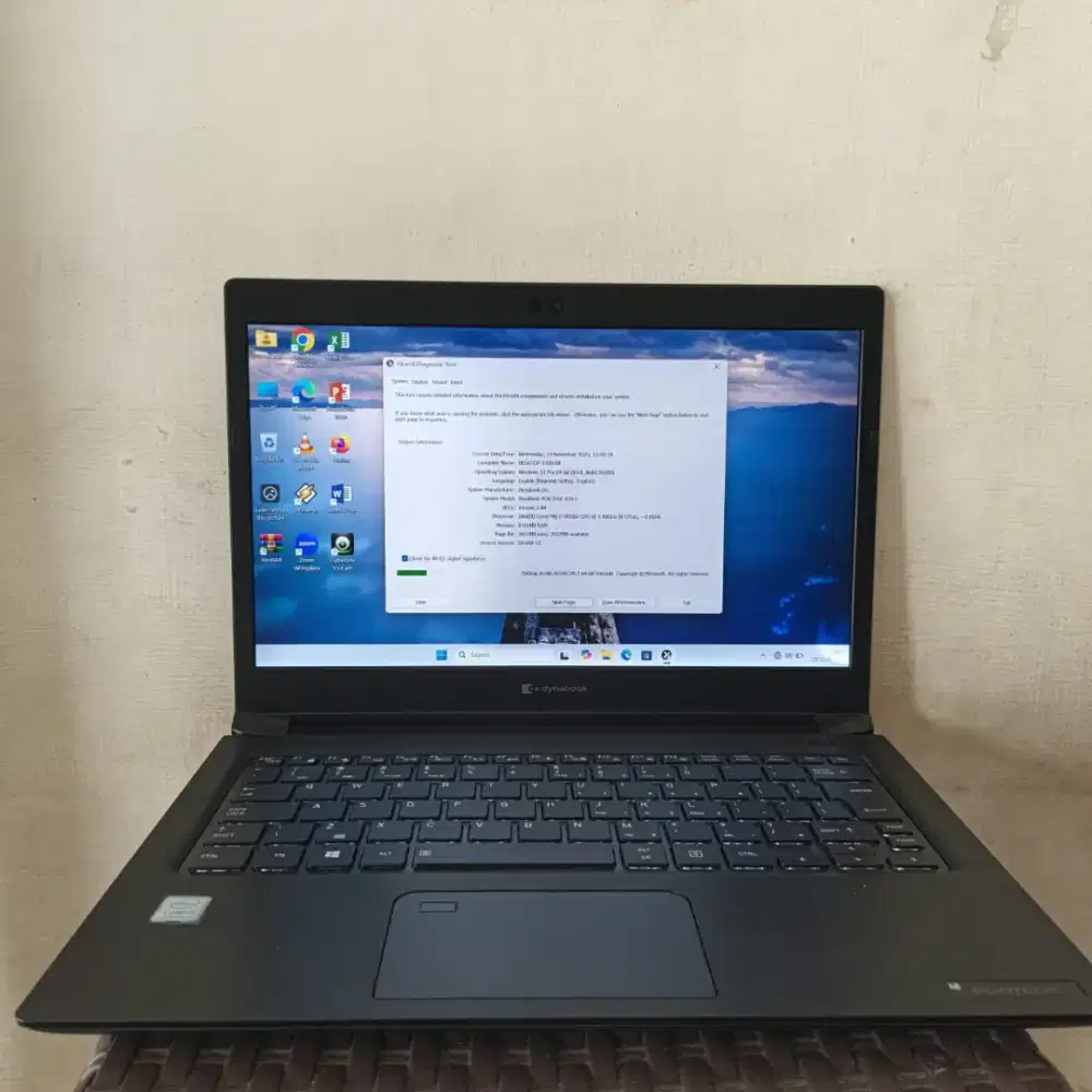 JUAL LAPTOP dynabook PORTEGE A30-E INTEL CORE i7-8550U RAM8GB SSD512GB