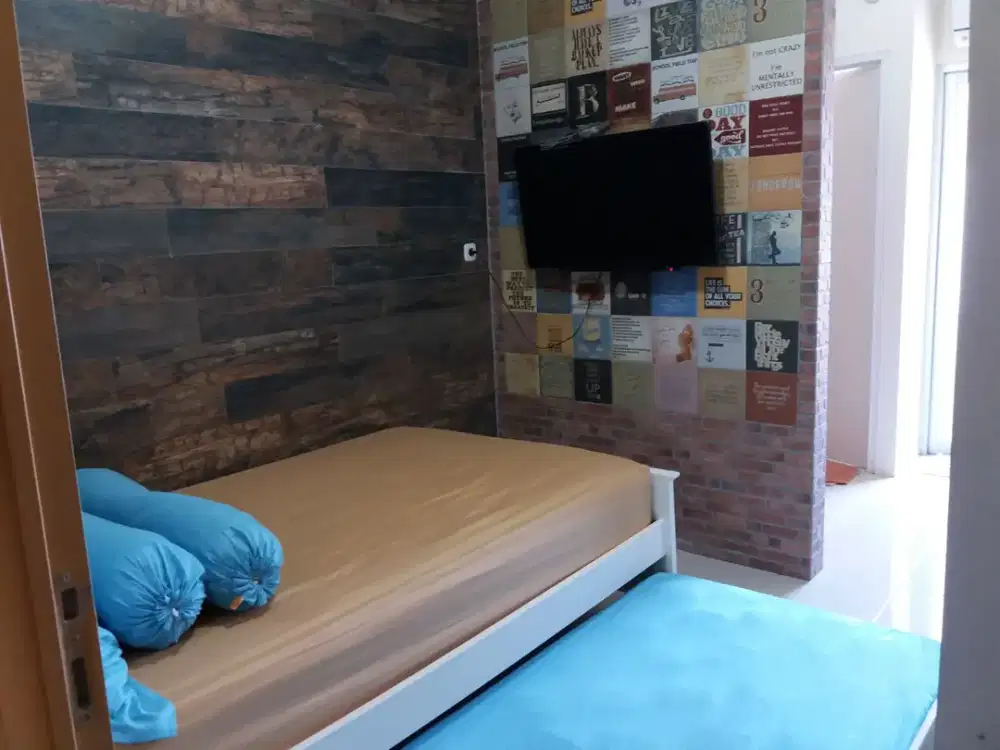 Apartemen Educity Studio Furnished lantai tengah tower Yale dekat ITS, WM, Unair kampus C, Gloria, Xin Zhong, Cita Hati , Al Azhar