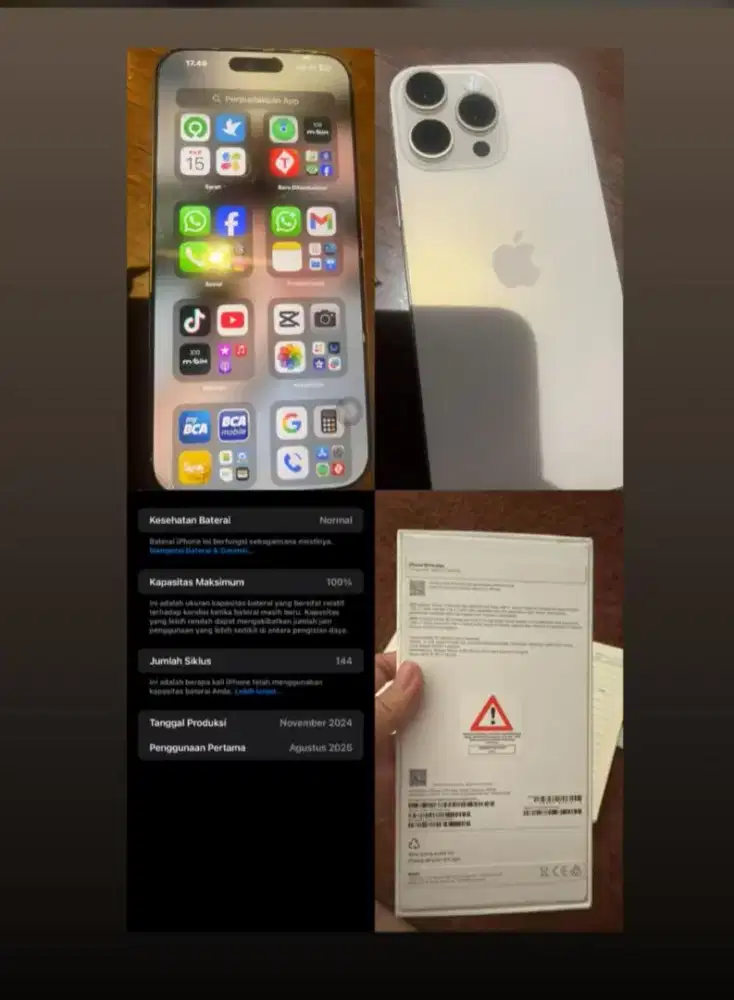 Iphone 16 Promax 256 GB