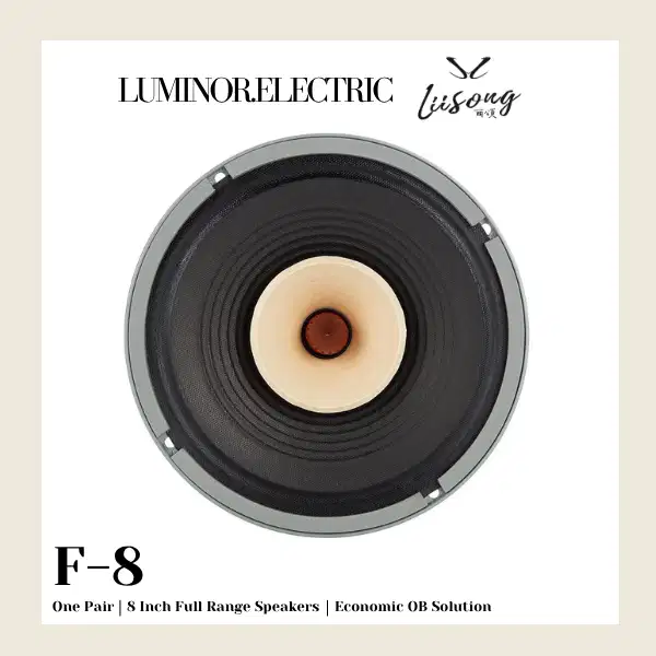 Lii Song Audio Speaker F8 - 8 Inch Full Range Speakers