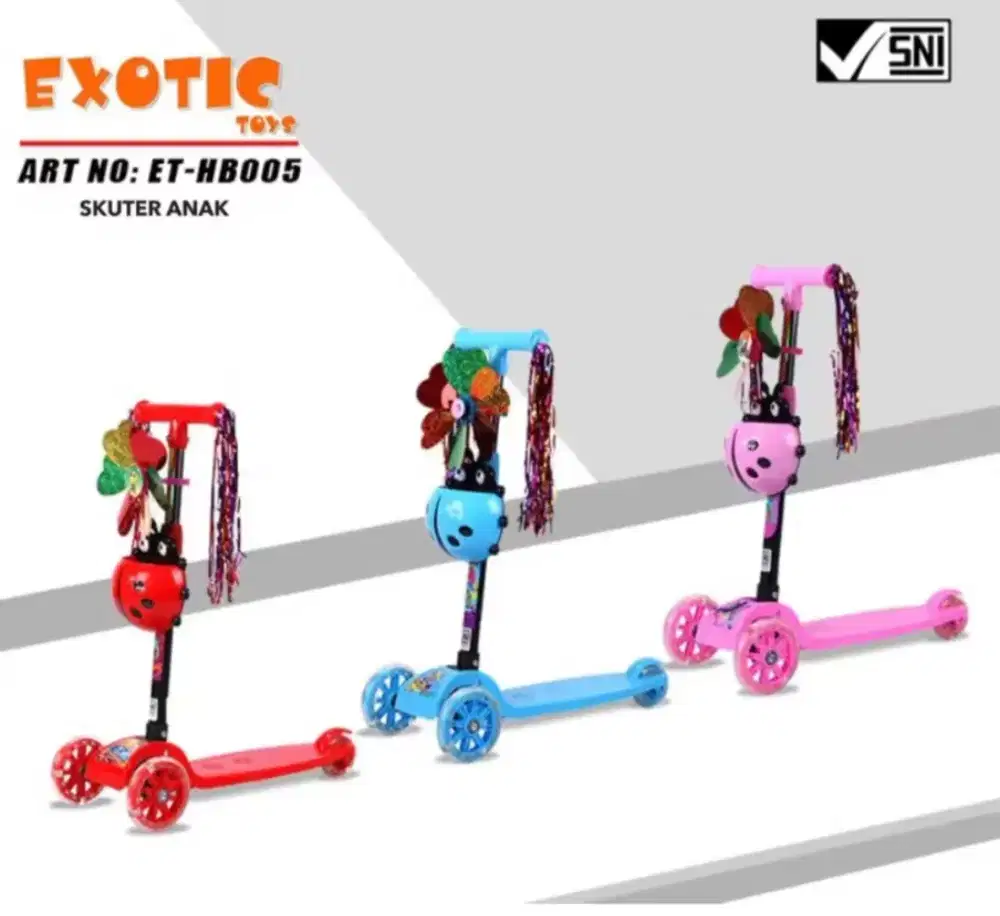 Sekuter roda tiga kumbang.ada musik