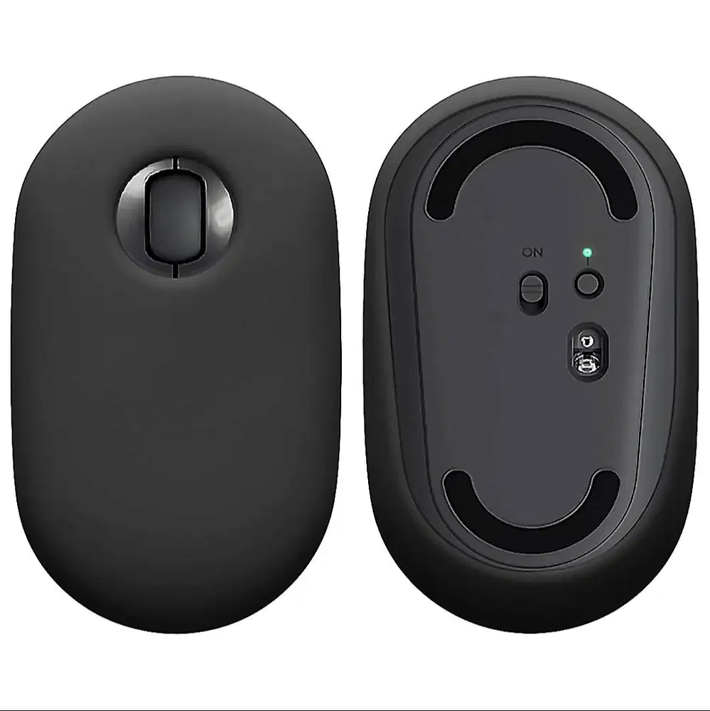 251118H Logitech Pebble M350 M350S Black Soft Silicone Cover Protector