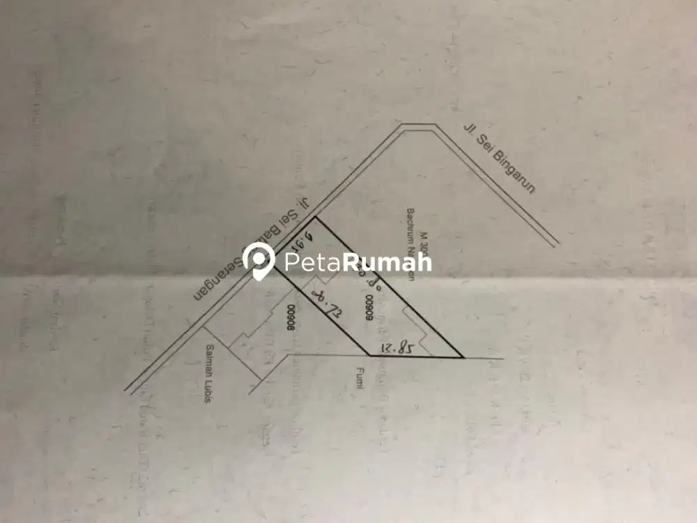 DIJUAL RUMAH JALAN SEI BATANG SERANGAN | DEKAT ISKANDAR MUDA (RICKY YOE)