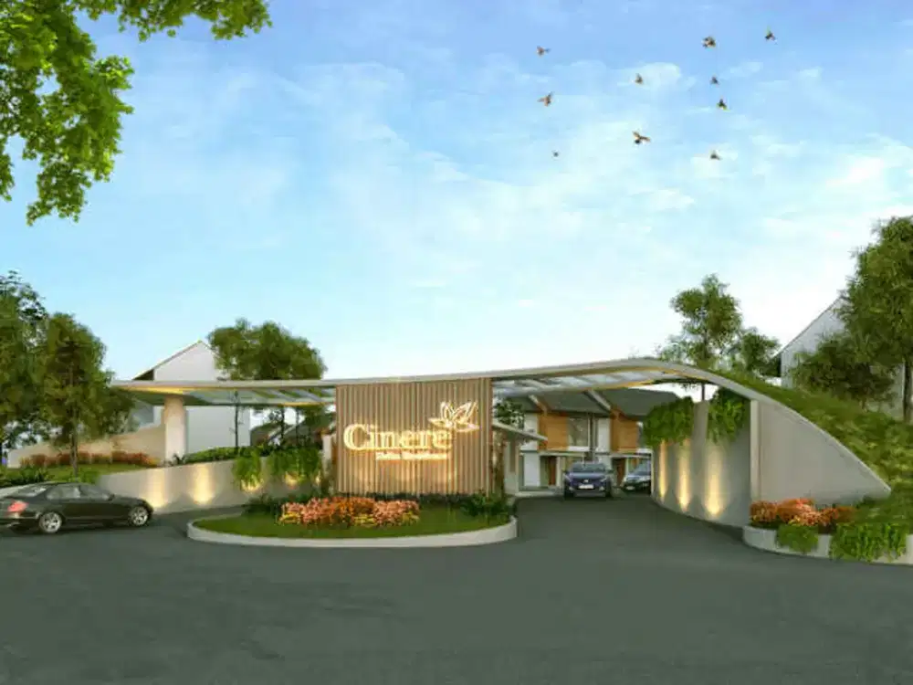 Rumah 1 lantai hook di dalam komplek fasilitas kolam renang