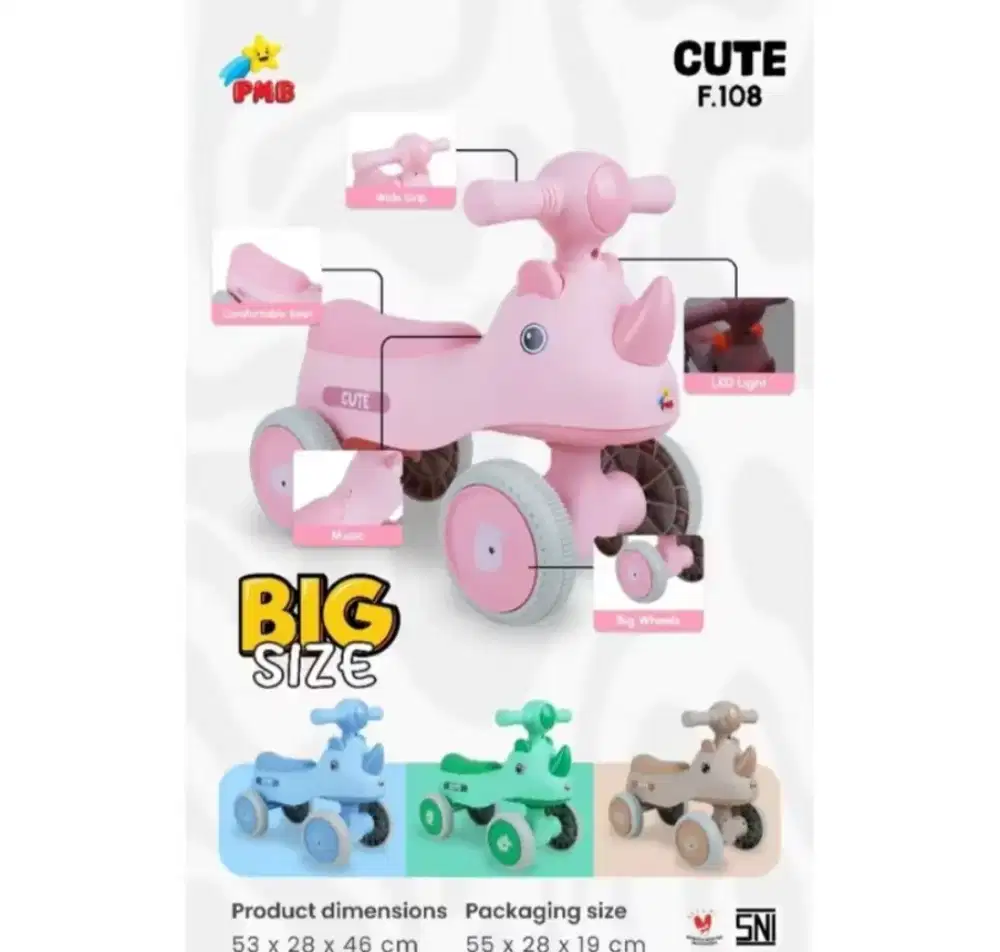 Mainan anak cute pmb f108 pmb