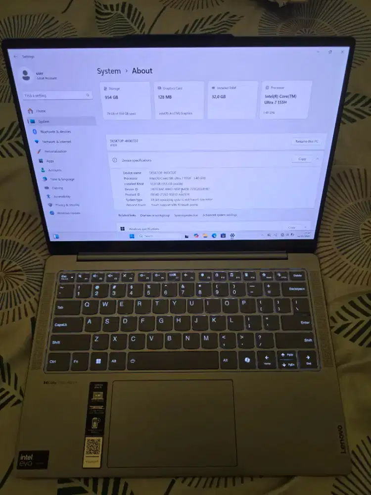Lenovo Slim 7i Core Ultra 7 155h 32/1Tb slim7 slim7i 7