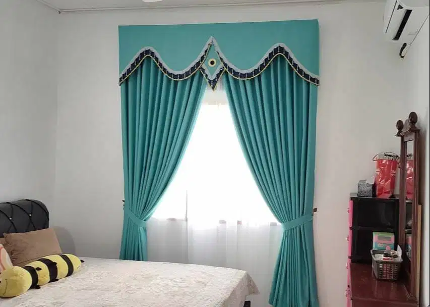 Pembuat Tirai Gorden Jendela Gordyn Mewah Hordeng Model Terbaru Murah