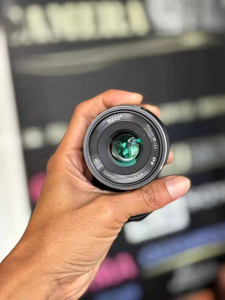 MEIKE 35mm f1.7 For EOS M Series Fullset Box Mulus