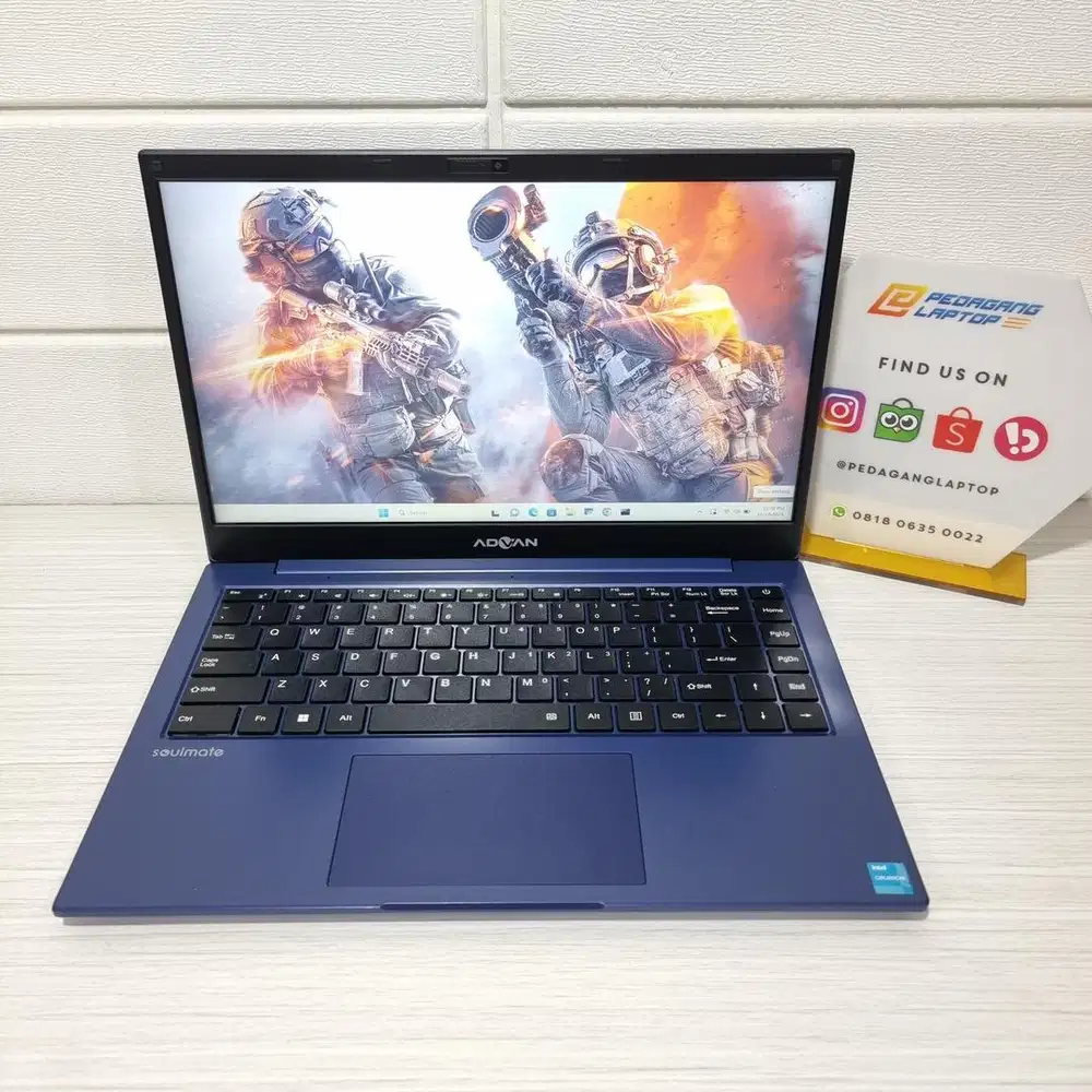 LAPTOP ADVAN SOULMATE N4020 RAM 4GB SSD 128GB
