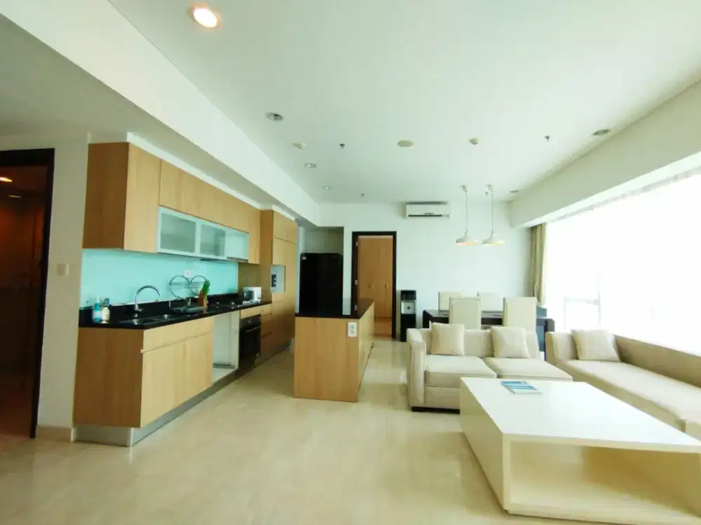 Sewa Apartemen 3+1 BR Furnished Size 135sqm di Setiabudi Sky Garden, Jakarta Selatan