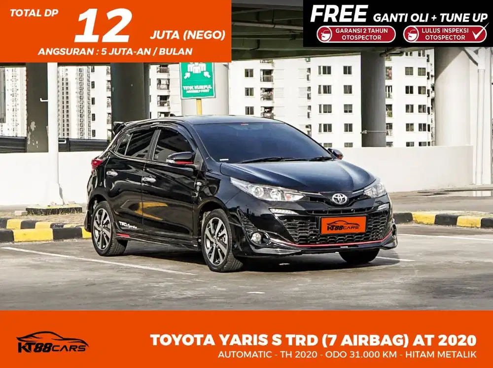 TOYOTA YARIS S TRD METIC (7 Airbag)
