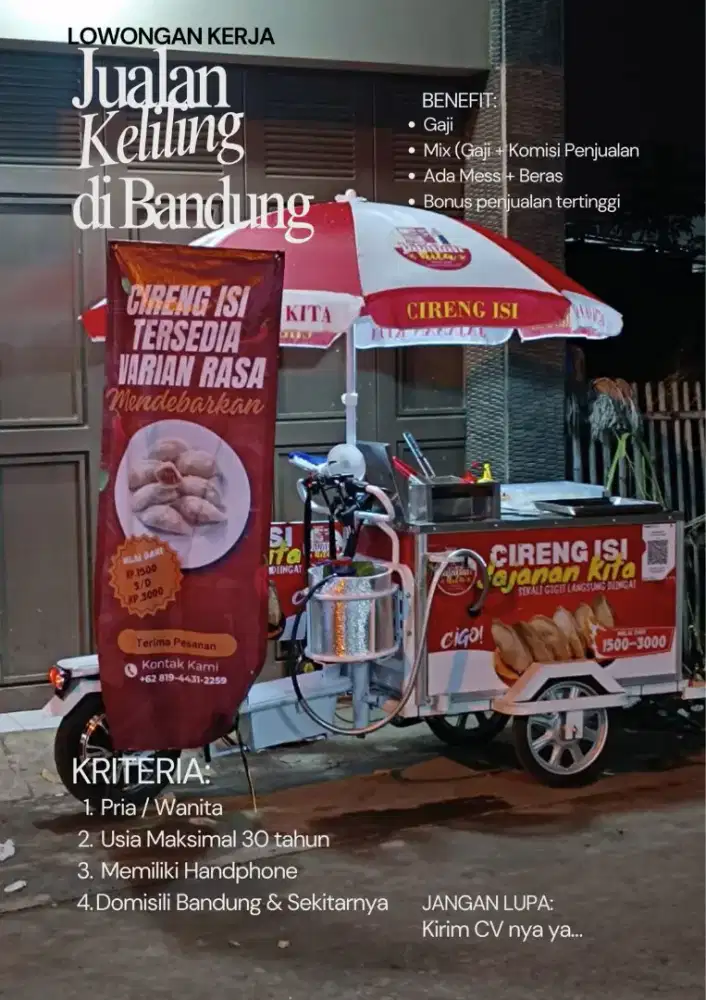 Lowongan Jualan Keliling