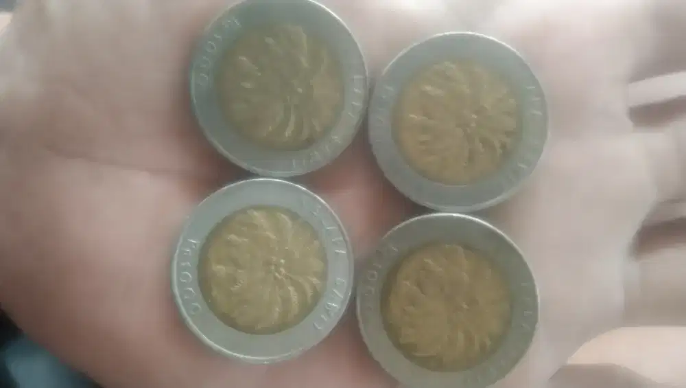 Jual uang koin 1000 kelapa sawit 1996