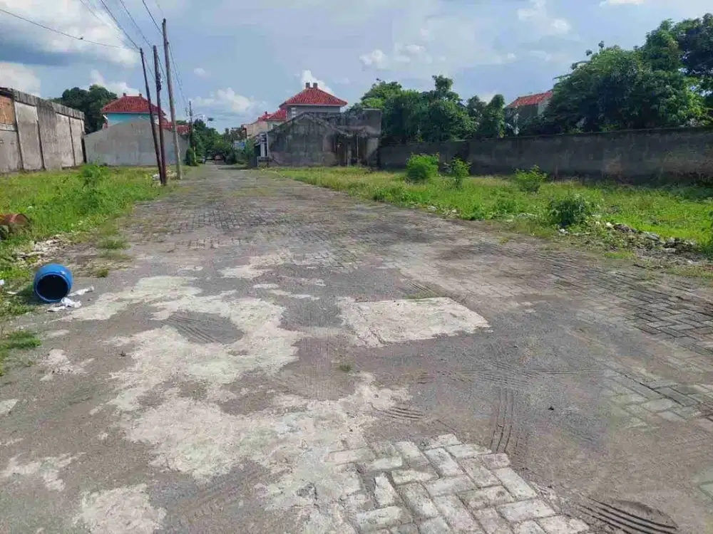 Tanah Kavling Luas Lingkungan Cluster di Gentan Baki Sukoharjo