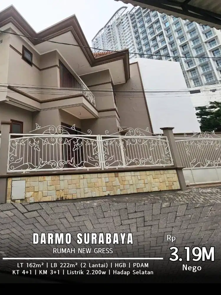 Rumah Baru Siap Huni DARMO INDAH Surabaya Barat