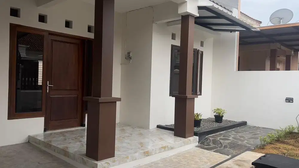 Disewakan Rumah Baru Modern Minimalis Dekat Kota Bebas Banjir