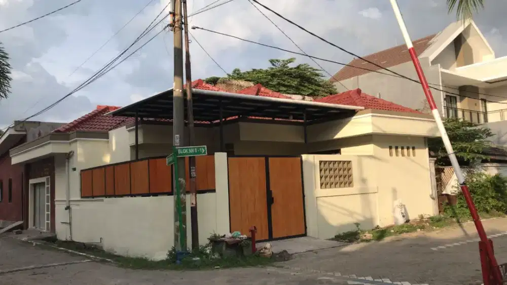 DIKONTRAKKAN RUMAH DI PONDOK BENOWO INDAH (POSISI HOOK)