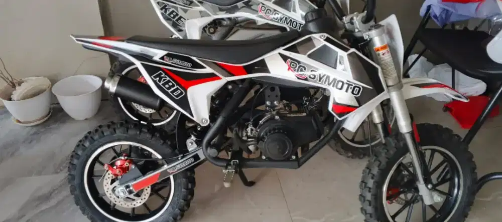 Motor mini trail bensin (tarik)