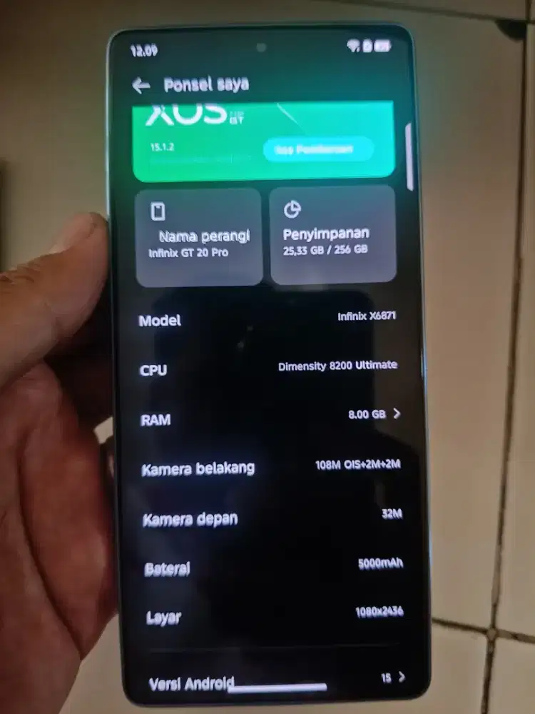 Infinix gt 20 pro 8/256