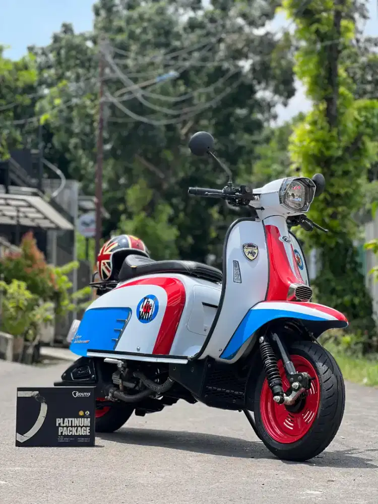 Scomadi the who km 90 perak ( royal alloy django lambretta gts jb )