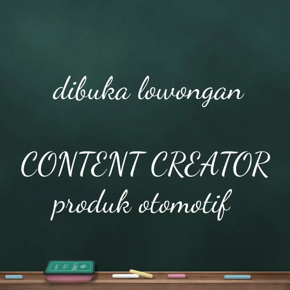 Content Creator / Konten Kreator