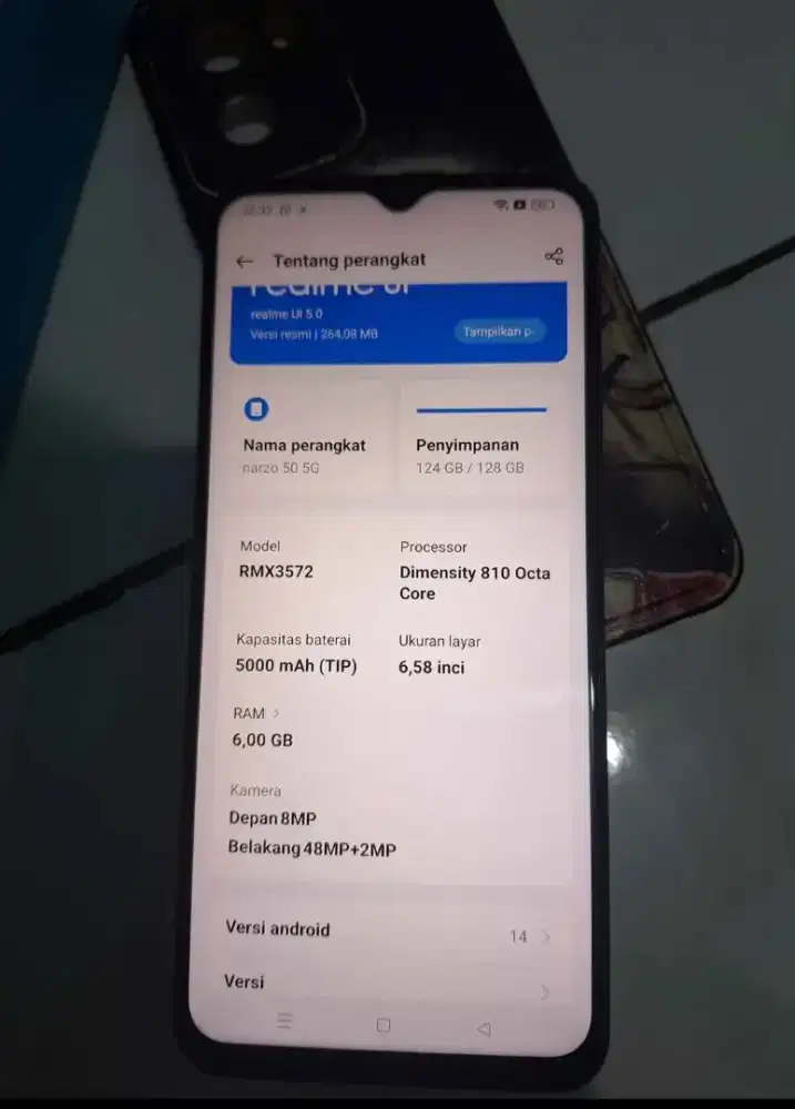 Realme narzo 50 5G ram 6/128
