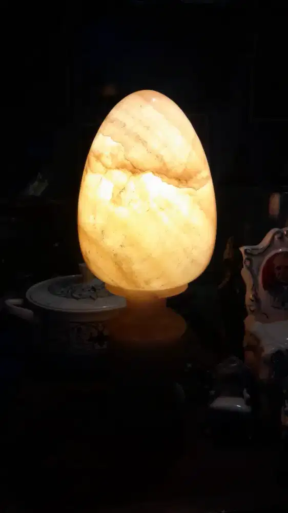 Lampu ruangan bahan batu giok sabun