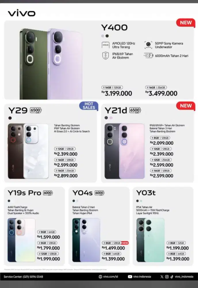 PROMO HANPHONE VIVO TERMURAH CHASBACK HINGGA 300K