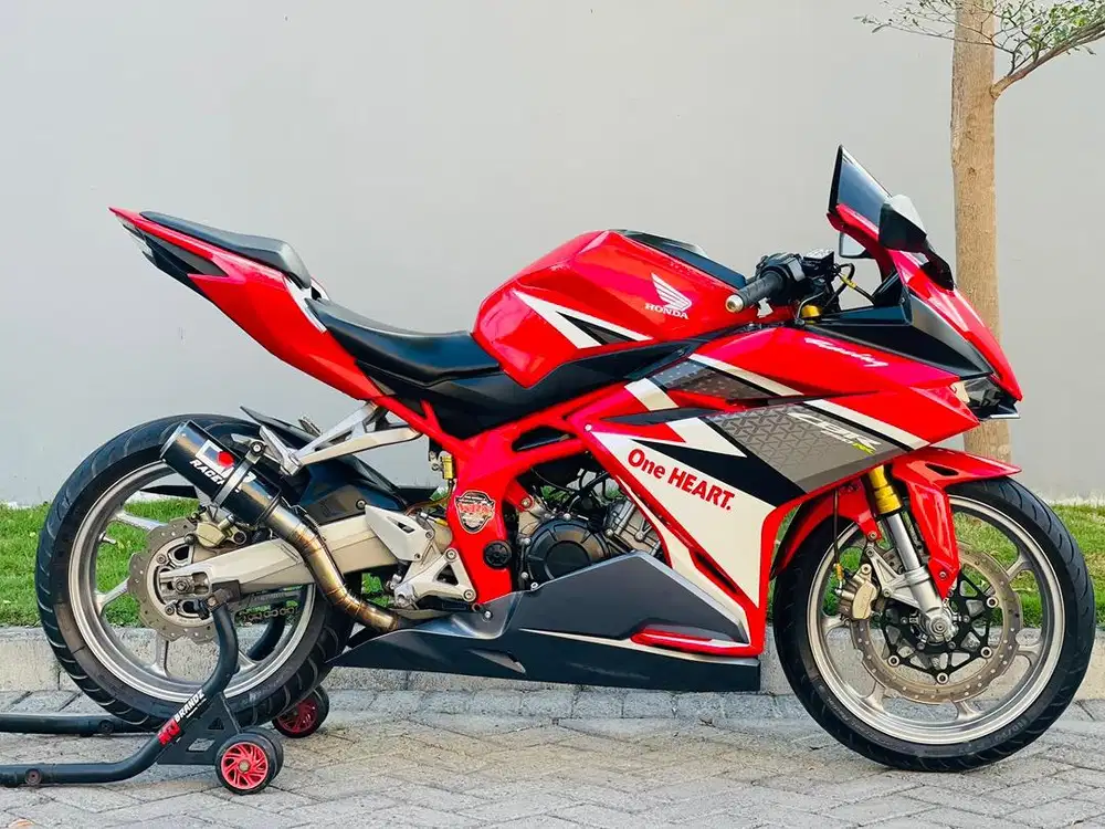Honda cbr250rr red racing 2017 cbr 250rr merah cbr250 rr plat AG