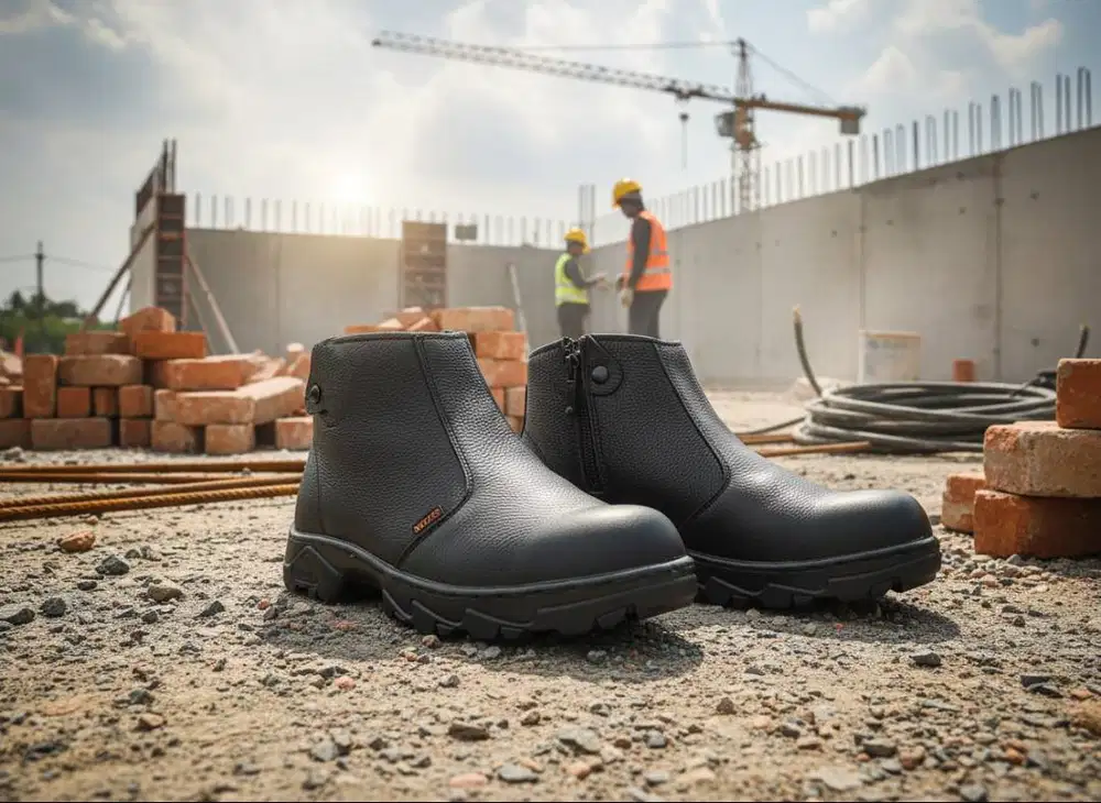 Asli Sepatu safety proyek Cimahi