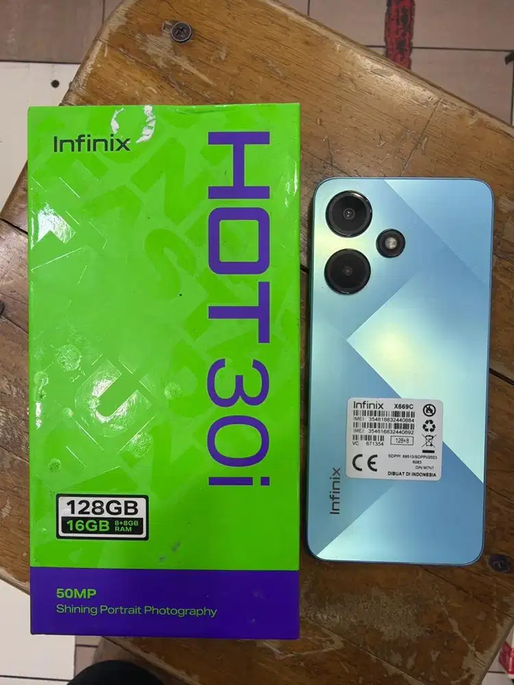 DIJUAL CRPAT INFINIX HOT 30i 16/128gb fullset