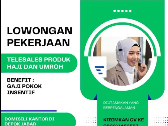 LOKER TELEMARKETING UNTUK HAJI & UMROH