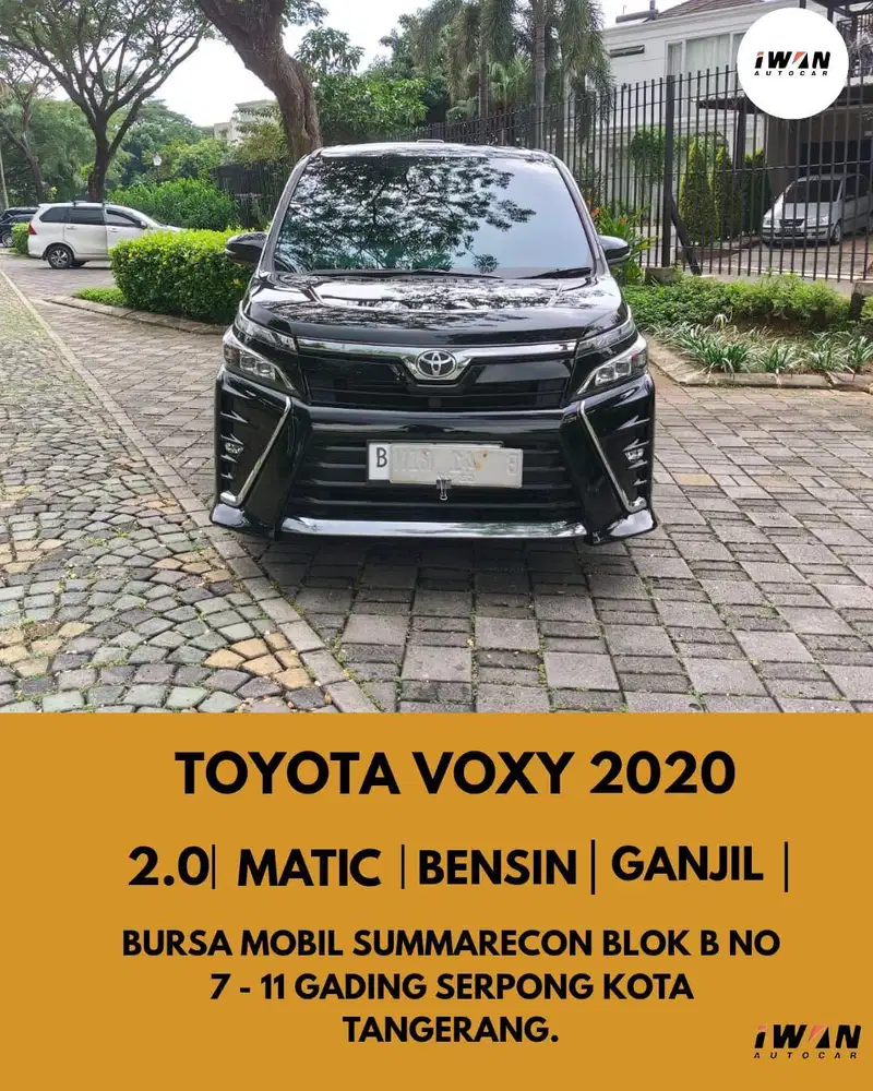 TOYOTA VOXY 2.0 MATIC 2020 [km kecil]