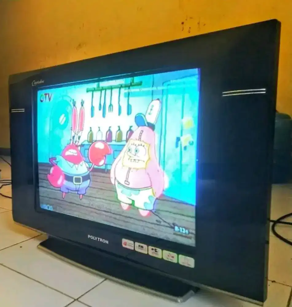 TV TABUNG SLIM POLYTRON 21 INCH