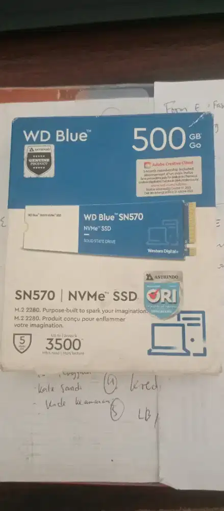 SSD 500Gb WD Blue