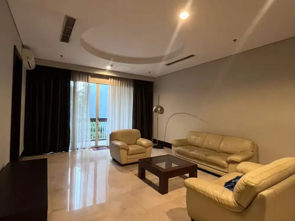 For Lease Apartment 3+1 BR Furnished - Pearl Garden Resort, Gatot Subroto South Jakarta