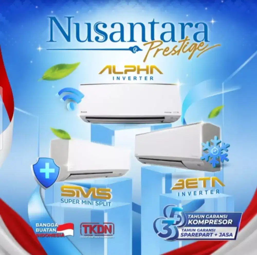 Daikin AC Nusantara Prestige Standard 1 PK R‑32 FTC25YV14