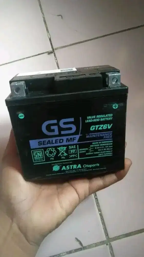 Aki copotan GTZ6V ori ya