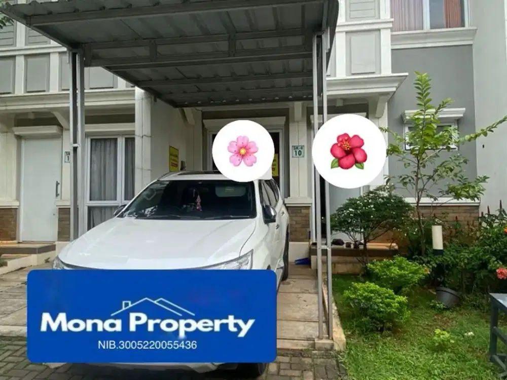 Sewa/Jual Murah Rumah Dua Lantai Furnished Kota Wisata