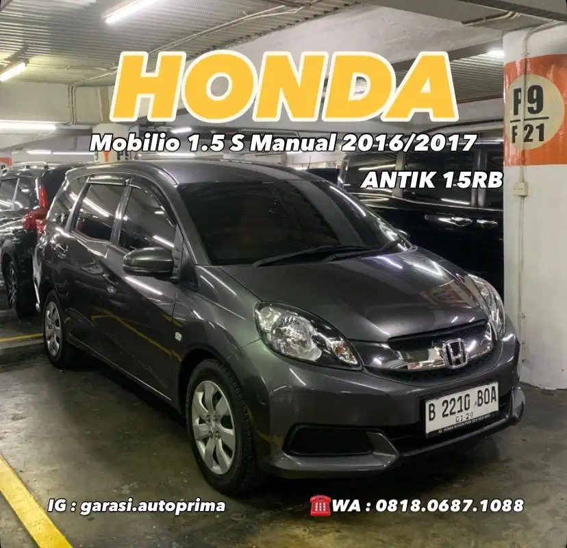 KM 15RB Honda Mobilio S Manual 2016 pakai 2017