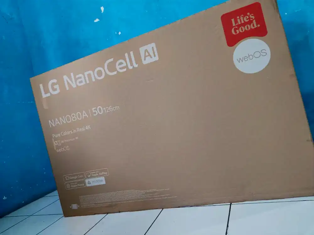 TV LG nanocell 50 inchi dan Playstation 4