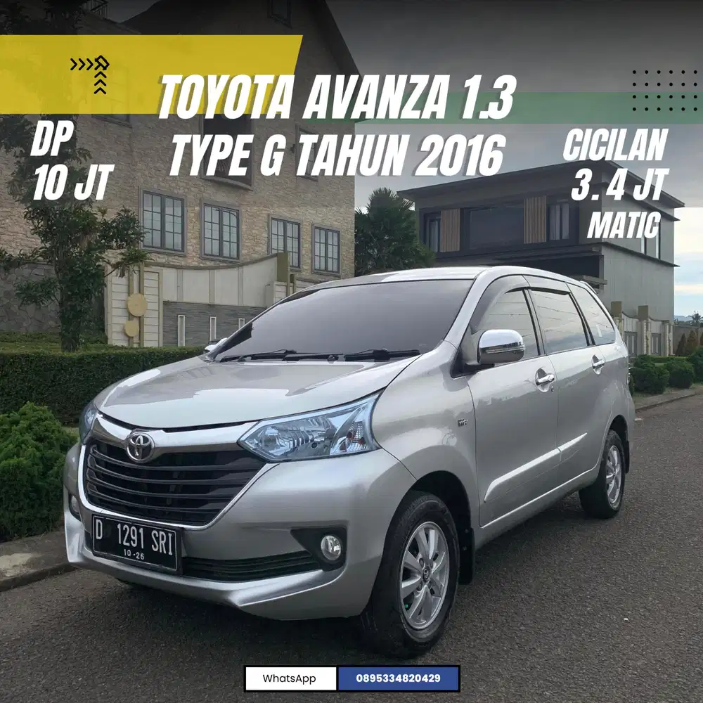Toyota Avanza 2016 Bensin