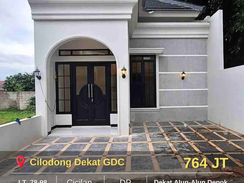 Rumah Modern Klasik Akses Strategis Di Pusat Kota Depok