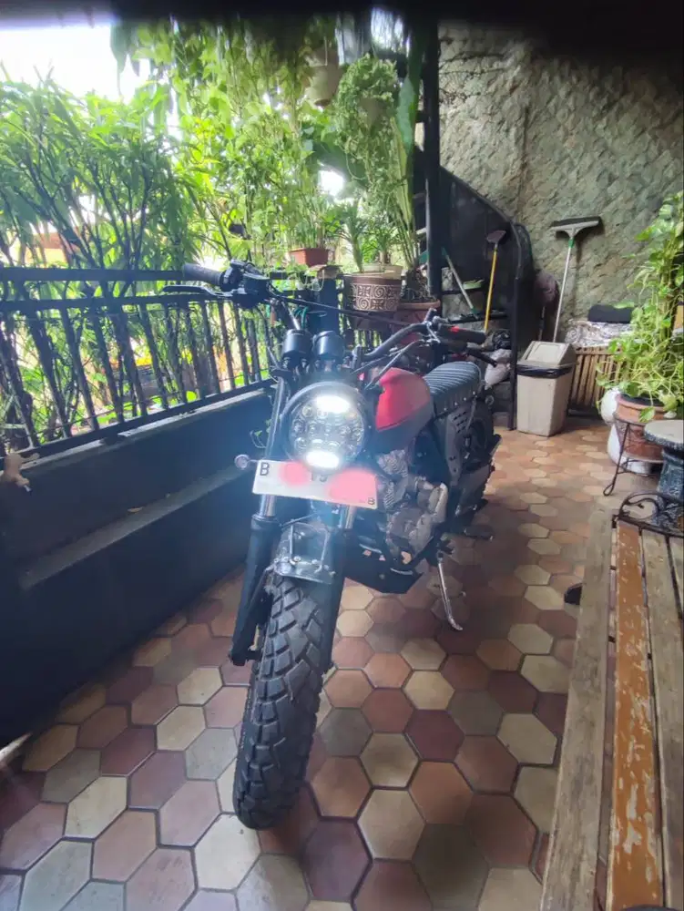 (WTS) JUAL! YAMAHA SCORPIO Z 2008 Custom Scrambler Urban Style
