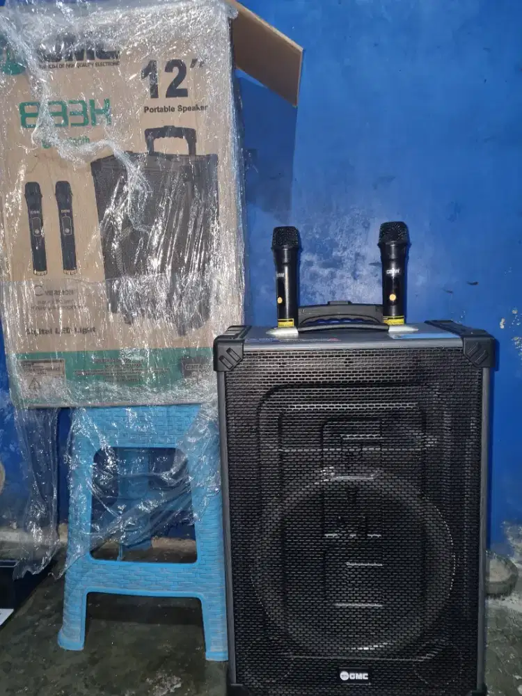 Speaker GMC 883H 12inc portable karoeke likenew