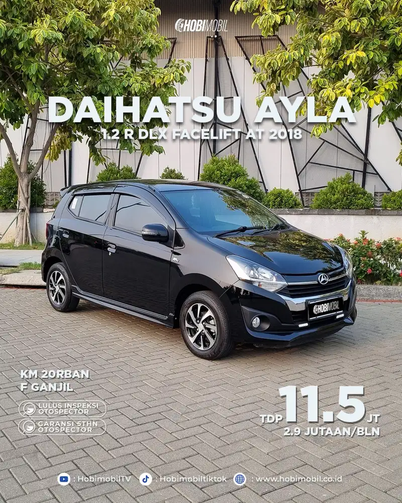 Ayla 1.2 R DLX Facelift AT Thn 2018