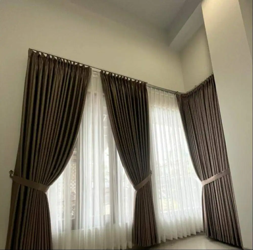 Pasang Gorden Blackout Jendela Minimalis Model Terbaru Mewah Murah